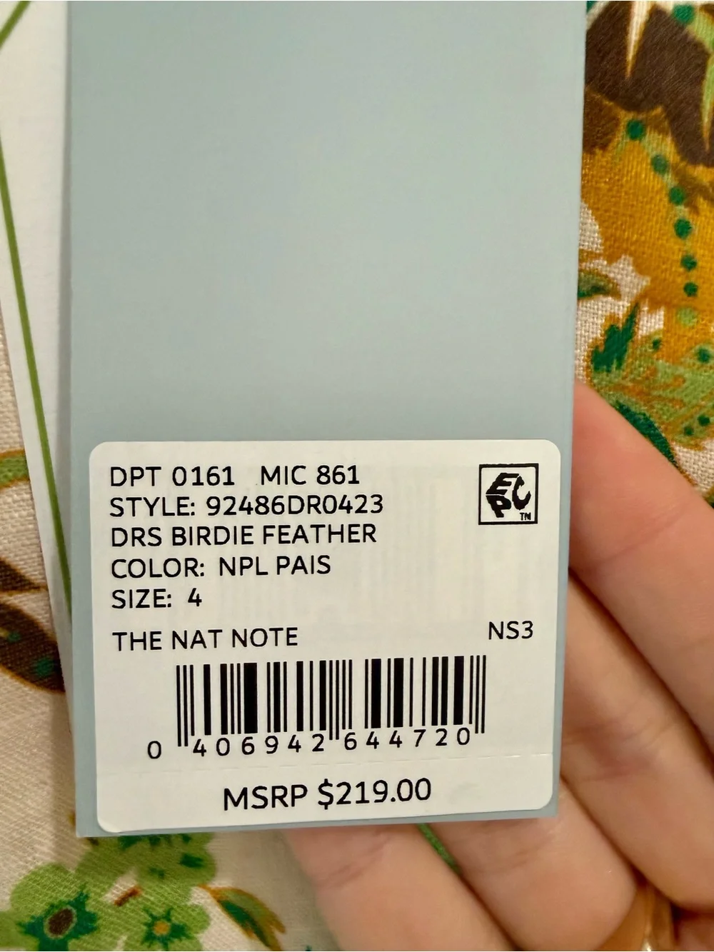 Antonio Melani x The Nat Note Palm Beach Dress
